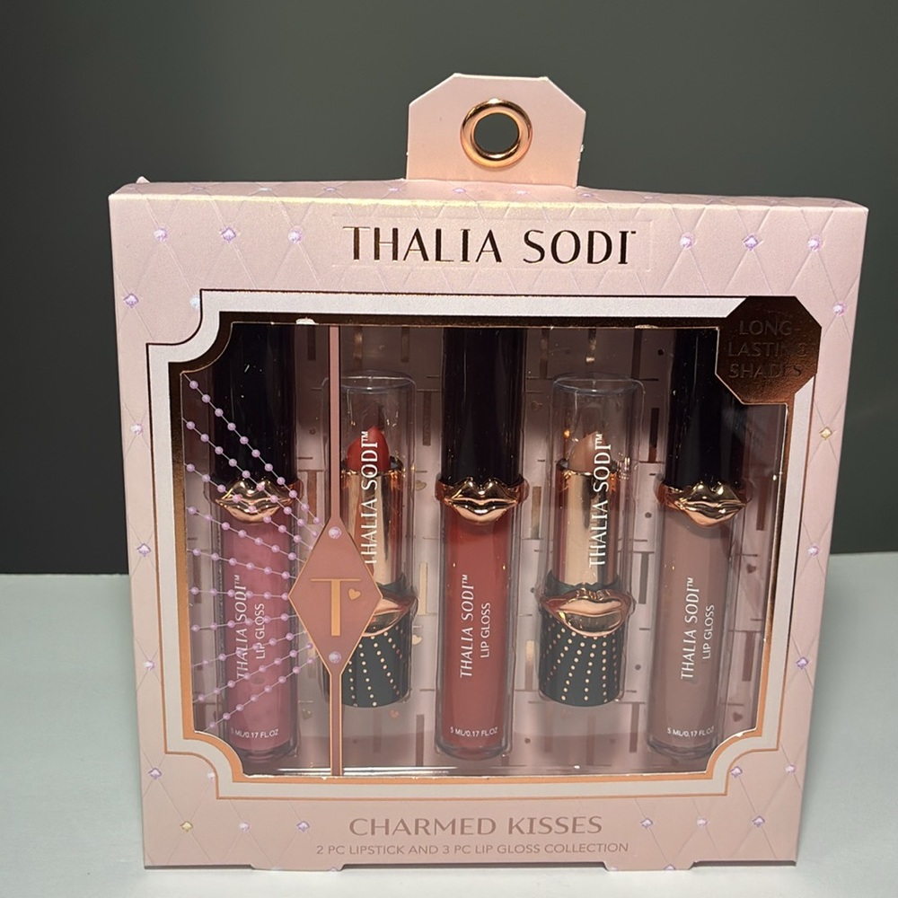 Thalia Sodi Long Lasting Shades “Charmed Kisses” Lip Collection – 5 Piece Set - Picture 3 of 5